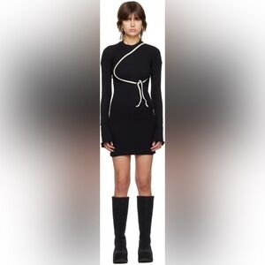 Ottolinger Black & White Lounge Rib Minidress
